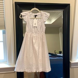 Aqua XS White Beautiful Dress